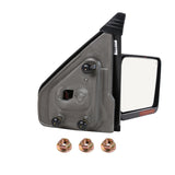 Coolstuffguru Compatible with Ford F150 Power Operated/Heated Side Mirror w/LED Signal+Puddle Lamp Right