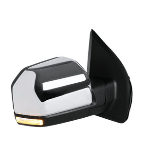 Coolstuffguru Compatible with Ford F150 Chrome Side View Mirrors Right w/ Power Heated&LED Signal