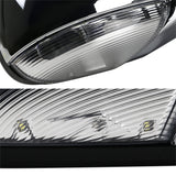 Coolstuffguru LED Signal Power Heat Chrome Fold Right Passenger Side Mirror Compatible with Dodge Ram 1500 2009-2012