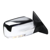 Coolstuffguru LED Signal Power Heat Chrome Fold Right Passenger Side Mirror Compatible with Dodge Ram 1500 2009-2012