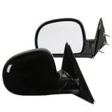 Coolstuffguru Glossy Black Left and Right Manual Side Mirrors Compatible with Chevrolet Chevy S10 1994-2001