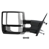 Coolstuffguru Compatible with Ford F150 F-150 Xl Xlt Fx4 Black Manual Towing Mirrors