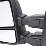 Coolstuffguru Compatible with Ford Pickup Black Manual Extendable Towing Mirrors Driver & Passenger