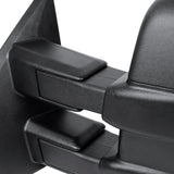 Coolstuffguru Compatible with Ford Pickup Black Manual Extendable Towing Mirrors Driver & Passenger