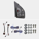 Coolstuffguru Compatible with Ford F150 Pickup Power Heated Tow Mirrors w/ Smoke Lens LED Signal+Puddle