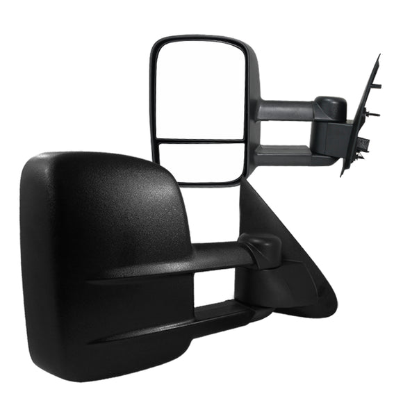 Coolstuffguru Compatible with Ford F150 Extend Telescoping Manual Towing Tow Side Mirrors Left+Right