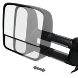 Coolstuffguru Compatible with Ford F150 Extend Telescoping Manual Towing Tow Side Mirrors Left+Right