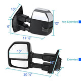 Coolstuffguru Compatible with Ford F250 Super Duty Power Heat BSM Temp Sensor Tow Mirrors+Smoke LED Signal