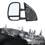 Coolstuffguru Manual Towing Side Mirrors Compatible with 1999-2016 Ford F-250 F-350 F-450 Super Duty