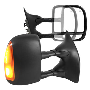 Coolstuffguru Compatible with Ford F250 F350 F450 F550 Super Duty LED Power+Heated Towing Side Mirrors