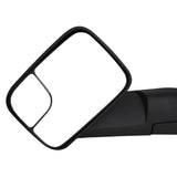 Coolstuffguru Compatible with Dodge Ram Manual Towing Wide Angle View Trailer Side Mirrors Left+Right