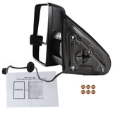 Coolstuffguru Compatible with Chevy Silverado GMC Sierra POWER FOLDING+HEAT Extended Tow Mirrors w/LED Signal