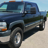 Coolstuffguru Compatible with Chevy Silverado GMC Sierra Facelift Power Heat Extend Tow Mirrors w/ Smoke Lens LED Signal