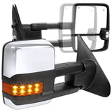 Coolstuffguru Power Heated Towing Mirrors with LED Signal lights Compatible with 2007-2021 Toyota Tundra