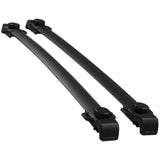 Coolstuffguru Compatible with Dodge Journey Black Aluminum Luggage Cargo Carrier Top Roof Rack Cross Bars