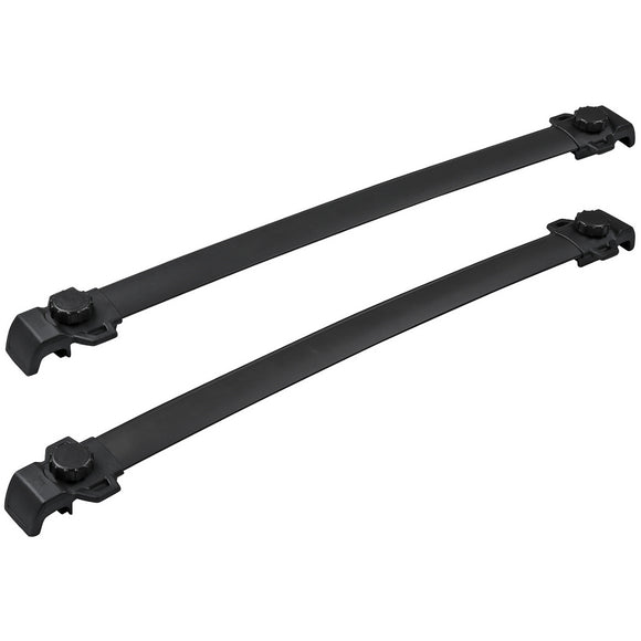 Coolstuffguru Compatible with Dodge Journey Black Aluminum Luggage Cargo Carrier Top Roof Rack Cross Bars