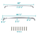 Coolstuffguru Compatible with Nissan Pathfinder Replacement Roof Top Rack Cross Bar Luggage Carrier Silver