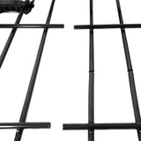 Coolstuffguru 64" Extendable Roof Rack Black Steel Luggage Cargo Carrier Top Basket SUV Truck