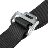 Coolstuffguru Black Seat Belt Harness, 2" Inches Wide, 4 Point Camlock Cam Lock