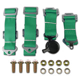 Coolstuffguru Green 4 Point Cam Lock Racing Seat Belt Belts Harness