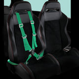 Coolstuffguru Green 4 Point Cam Lock Racing Seat Belt Belts Harness