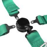 Coolstuffguru Green 4 Point Cam Lock Racing Seat Belt Belts Harness