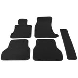 Coolstuffguru Compatible with BMW E60 5-Series Black Car Floor Mats Carpet Front Rear Center 5PC Body Kit