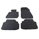 Coolstuffguru Compatible with BMW E92 3-Series Car Floor Mats Carpet Rubber Backing Black Cotton Front+Rear