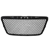 Coolstuffguru Compatible with Chrysler 300 300C Black ABS Luxury Mesh Style Front Bumper Hood Grille