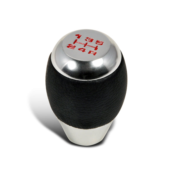 Coolstuffguru Compatible with Honda Acura Jdm 5-Speed Spd Manual Trans Racing Shift Knob Black Leather