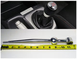 Coolstuffguru Compatible with Honda Civic CRX Aluminum Short Shifer+5-Speed Manual Black Shift Knob
