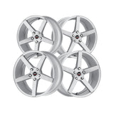 1 X Spec-1 SP-36 Silver & Brushed 20X9.5 Blank 73.1 Hub 42 Offset Silver Wheel Rim