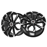 1 X Spec-1 SP-44 Gloss Black & Machined 17X7.5 4x100/4x114.3 73.1 Hub 35 Offset Black Wheel Rim
