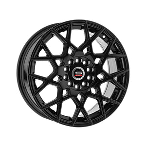 1 X Spec-1 SP-52 Gloss Black 18X8 4x100/4x114.3 73.1 Hub 38 Offset Black Wheel Rim