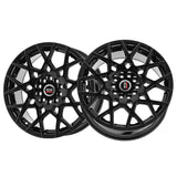 1 X Spec-1 SP-52 Gloss Black 18X8 4x100/4x114.3 73.1 Hub 38 Offset Black Wheel Rim
