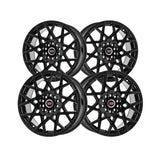 1 X Spec-1 SP-52 Gloss Black 18X8 4x100/4x114.3 73.1 Hub 38 Offset Black Wheel Rim