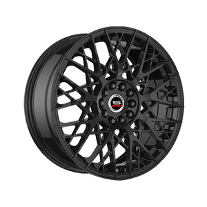 1 X Spec-1 SP-53 Gloss Black 18X8 4x100/4x114.3 73.1 Hub 38 Offset Black Wheel Rim