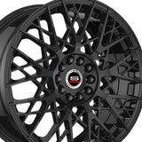 1 X Spec-1 SP-53 Gloss Black 18X8 4x100/4x114.3 73.1 Hub 38 Offset Black Wheel Rim