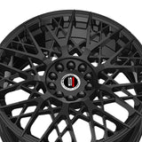 1 X Spec-1 SP-53 Gloss Black 18X8 4x100/4x114.3 73.1 Hub 38 Offset Black Wheel Rim