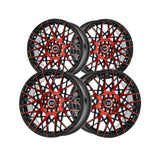 1 X Spec-1 SP-53 Gloss Black & Red Machined 20X8.5 5x112/5x114.3 73.1 Hub 38 Offset Black, Red Wheel Rim