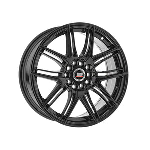 1 X Spec-1 SP-56 Gloss Black 18X8 4x100/4x114.3 73.1 Hub 38 Offset Black Wheel Rim
