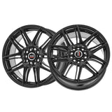 1 X Spec-1 SP-56 Gloss Black 18X8 4x100/4x114.3 73.1 Hub 38 Offset Black Wheel Rim