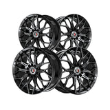 1 X Spec-1 SP-57 Gloss Black 18X8 4x100/4x114.3 73.1 Hub 38 Offset Black Wheel Rim