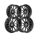 1 X Spec-1 SP-64 Gloss Black 17X8 5x114.3/5x120 73.1 Hub 42 Offset Black Wheel Rim