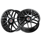1 X Spec-1 SP-65 Gloss Black 17X8 5x114.3/5x120 73.1 Hub 42 Offset Black Wheel Rim