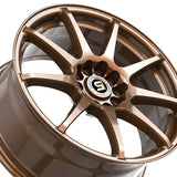 1 X Spec-1 SP-67 Gloss Bronze 17X7 5x108/5x114.3 73.1 Hub 42 Offset Bronze Wheel Rim