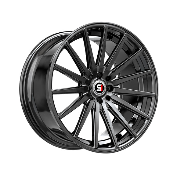 1 X Spec-1 SP-69 Gloss Black 18X8 4x100/4x114.3 73.1 Hub 38 Offset Black Wheel Rim