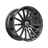 1 X Spec-1 SP-69 Gloss Black 18X8 4x100/4x114.3 73.1 Hub 38 Offset Black Wheel Rim