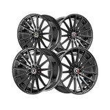 1 X Spec-1 SP-69 Gloss Black 18X8 4x100/4x114.3 73.1 Hub 38 Offset Black Wheel Rim