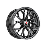 1 X Spec-1 SP-76 Gloss Black 15X6.5 4x100/4x114.3 73.1 Hub 20 Offset Black Wheel Rim